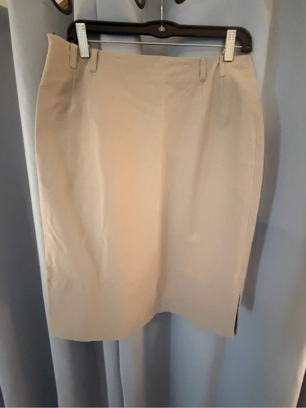 Piazza Sempione Beige Tailored Pencil Skirt
